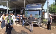 Datangi Garasi Bus Pariwisata, ini yang Dilakukan Dishub dan Satlantas Polres Kendal
