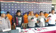 Kapok! 7 Pengedar Narkoba Diringkus Polres Batang, Barang Bukti Sabu sabu dan Ganja