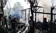 Baru Sebentar Ditinggal ke Sawah, Rumah Warga Kebonagung ini Terbakar