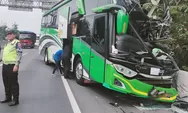 Bus SMK Purworejo Kecelakaan di Tol Tembalang Sampai Ringsek, 3 Orang Luka-luka