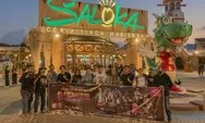 Keseruan Bikers Scoopy dan Vario 160 Malam Mingguan Sambil Nonton Konser di Saloka Fest