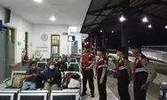 Patroli dan Sambangi Stasiun Weleri, Minimalisir Tindak Kejahatan