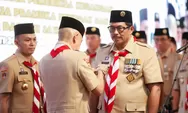 Beri Perhatian pada Pramuka, Nana Sudjana Dikukuhkan sebagai Ketua Mabida Jateng
