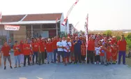 Perkuat Harmonisasi, Warga Citra Harmoni 6 Meriahkan Jalan Sehat HUT RI ke 79