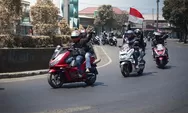 79 Bikers Honda PCX Jateng Convoy Merdeka 79 KM Rayakan Hari Kemerdekaan