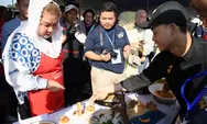 Ratusan Chef Masak Menu Berbahan Ikan di Simpanglima, Mbak Ita Memasak Spageti Bola Ikan Lele