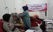 47 Polwan Polres Kendal Hendak Donor Darah, yang Lolos 27 Orang Saja