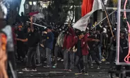 Aksi Ricuh Demo Semarang Disupport Pelajar SMK, Polisi Ada yang Terluka Dilempar Tombak