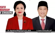 Tak Terduga, PDIP Pasangkan Agustina Wilujeng dan Iswar Maju Piwalkot Semarang 2024
