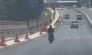 Viral Pengendara Motor Masuki Tol Semarang-Bawen Tanpa Helm dan Plat Nomor, Ternyata Gangguan Jiwa