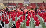 Ribuan Peserta Senam Massal Kormi Tumpah Ruah di GOR Jatidiri, Dua Tokoh Penting Ini Hadir
