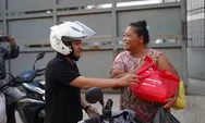 Kehangatan Harpelnas, Honda Community Jateng Berbagi Paket Sembako di Semarang