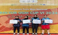 Hebat! 2 Mahasiswa USM Sabet Juara di Kejuaraan Tenis Meja Rektor Cup UGM VI