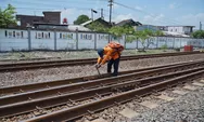 Jamin Keamanan dan Keselamatan Kereta, Daop 4 Semarang Terjunkan Ratusan Petugas untuk Periksa Jalur