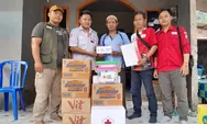 PMI Kendal dan NU Peduli Distribusikan Bantuan Korban Kebakaran