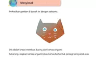 Kunci Jawaban Bahasa Indonesia Kelas 5 Halaman 69 Kurikulum Merdeka: Langkah Membuat Kreasi Kucing dari Kertas Origami