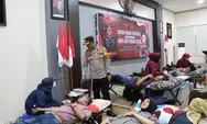 Jalin Sinergitas Insan Media dan Polres Kendal lewat Donor Darah 