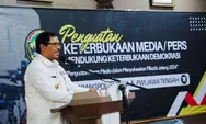 Pj Gubernur Jateng Ajak Media Ikut Awasi Pilkada 