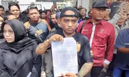 Ketua Panser Biru Dilaporkan ke Polisi, Datangi Polrestabes Semarang Dikawal Ratusan Orang