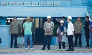 Pj Gubernur Jateng Dampingi Wapres Tinjau Revitalisasi GOR Manahan Solo