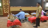 Meriahkan 3 Perayaan Besar Sekaligus, ASN Batang Berbagi Darah dan Cek Kesehatan