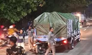 Pengendara Motor Wanita Seruduk Belakang Truk Sampai Terjepit, Diduga Akibat Ngantuk