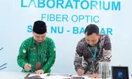 PLN Icon Plus Resmikan Kelas Industri dan Laboratorium Teknologi Fiber Optic di SMK NU Bandar