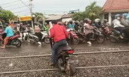 Banyak Pemotor Tergelincir di Perlintasan KA Kaliwungu, Begini Pesan Polisi