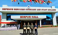 Tiga Perwira TNI Jadi Lulusan Terbaik Sesko DSCSC Bangladesh