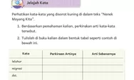Kunci Jawaban Bahasa Indonesia Kelas 4 Halaman 162 Kurikulum Merdeka: Arti Kata Teks 'Nenek Moyang Kita'