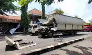 Sopir Tronton Alami Microsleep, Tronton Tabrak Truk Dump di Pantura Kota Kendal