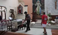 Gunakan Metal Detector dan Anjing Pelacak, Polisi Strerilisasi Gereja di Kendal