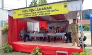 Jelang Libur Tahun Baru,  Polres Kendal Tingkatkan Kewaspadaan di Pos Pam Strategis