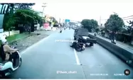 Terekam Kecelakaan Motor Tabrak Pick Up di Bawen, Diduga Ngebut dan Kurang Jaga Jarak
