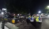 Hendak Balap Liar,  Remaja ini Kabur Liat Polisi Patroli, Belasan Motor Diamankan