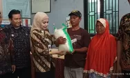 Giliran Korban Terdampak Banjir di Brangsong Digelontor Bantuan Beras