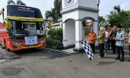 Dilepas Bupati Kendal, Perantau Kendal Kembali ke Jakarta dengan Bus Gratis