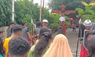 Teatrikal Jalan Salib di Gereja Mater Dei Semarang Hadirkan Nuansa Romawi dan Figur Iblis
