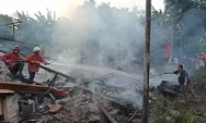 Anak Pemilik Rumah Bermain Api, Rumah dan Kandang Kambing di Darupono Terbakar