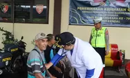 Dicek Kesehatan, Pengemudi Ojol ini Mengidap Hipertensi, Polisi Imbau Istirahat