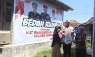 Bersinergi, Pemkab Kendal dan Polres Kendal Bedah Rumah Veteran Pejuang Brimob