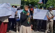 Tuntut PT Sukarli Tak Rampas Tanah Warga, Ibu-Ibu ini Gerudug PN Kendal