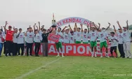 Menang Tipis 1-0, Kecematan Pegandon Jawara Bupati Kendal Cup 2025