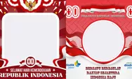 25 Desain Twibbon 17 Agustus 2025 Keren untuk Foto Profil Bertema Kemerdekaan