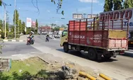 Dua Traffic Light Rusak Ditabrak Truk, Perbaikan Terkendala Jaringan Bawah Tanah