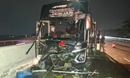 Bus Tabrak Truk yang Mogok di Lajur Kanan Jalan Tol Batang-Semarang, 2 Sopir Tewas