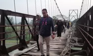 Jembatan Gantung di Pidik Berlubang dan Berbahaya, Anies Janji Perbaikan Segera