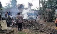 Ditinggal Pergi saat Memasak Sayur Nangka dengan Tungku  Dapur Terbakar
