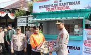 Penghargaan untuk Ojol, Polres Kendal Serahkan Gerai Warkop Ojol Kamtibmas