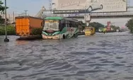Bus Antar Kota Mulai Beroperasi, Jalur Pantura Kaligawe Semarang Masih Banjir 40 Cm